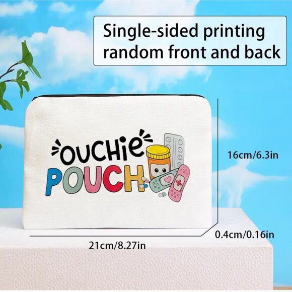 Pharmacist Gift Pharmacy Technician Gift Makeup Bag 4 Women Funny First Aid Kit - Picture 2 of 2